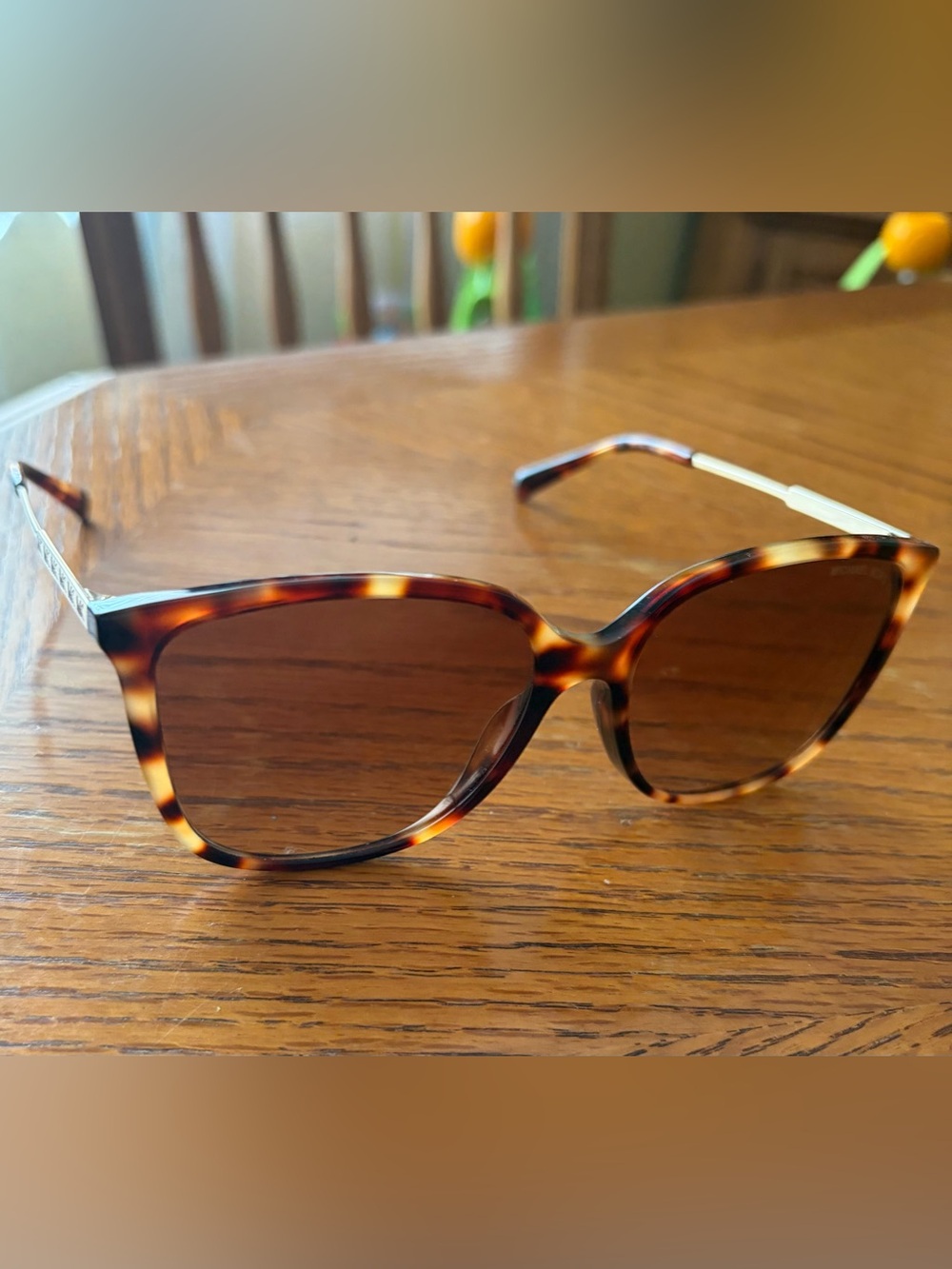 Michael Kors Tortoiseshell Sunglasses with Brown Lenses
